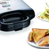 Croque-monsieur Tefal 700W antiadhésif acier/noir