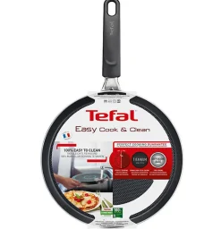 Crêpière anti-adhésive 28cm noir Tefal B5541102 easy cook & clean