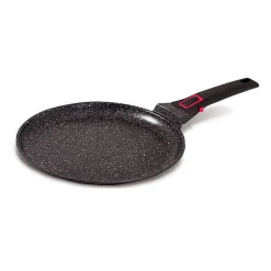 Crêpière en fonte d'aluminium 28cm Baumalu 383608 granit pro