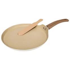 Crépière Harmony D26cm en aluminium forgé beige - Beige- 5five