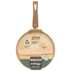 Crépière Harmony D26cm en aluminium forgé beige - Beige- 5five