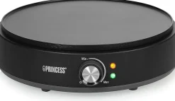 Crêpière électrique 1200 W avec râteau et spatule