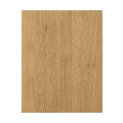 Côté de remplacement bas gauche Goodhome Verbena chêne massif H. 72 cm x l. 57 cm x Ep. 18 mm