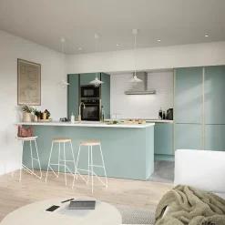 Côté de remplacement haut Goodhome Stevia vert mat H. 72 cm x l. 32 cm x Ep. 18 mm