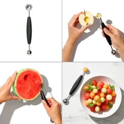 Cuillère pomme Parisienne double noir