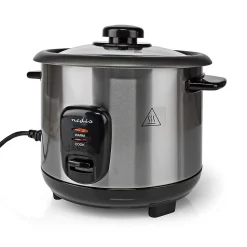 Cuiseur à Riz 1 l 400 W Revêtement antiadhésif Bol amovible Arrêt NEDIS