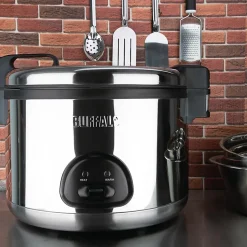 Cuiseur à Riz Grande Capacité en Inox - 9 Litres - Buffalo