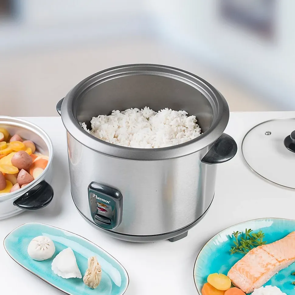 Cuiseur à riz 1.8l 700w avec panier vapeur Bestron ARC180