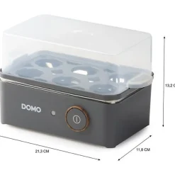 Cuiseur a oeufs - DOMO - DO9283EK - 400 W - 6 oeufs - Gris