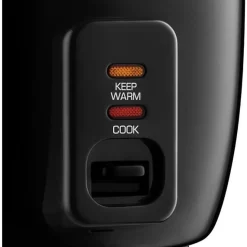 Cuiseur de Riz Electrique electrique Sencor - SRM 0601BK - Cuiseur a Riz avec Voyants Lumineux, 300 W, Noir
