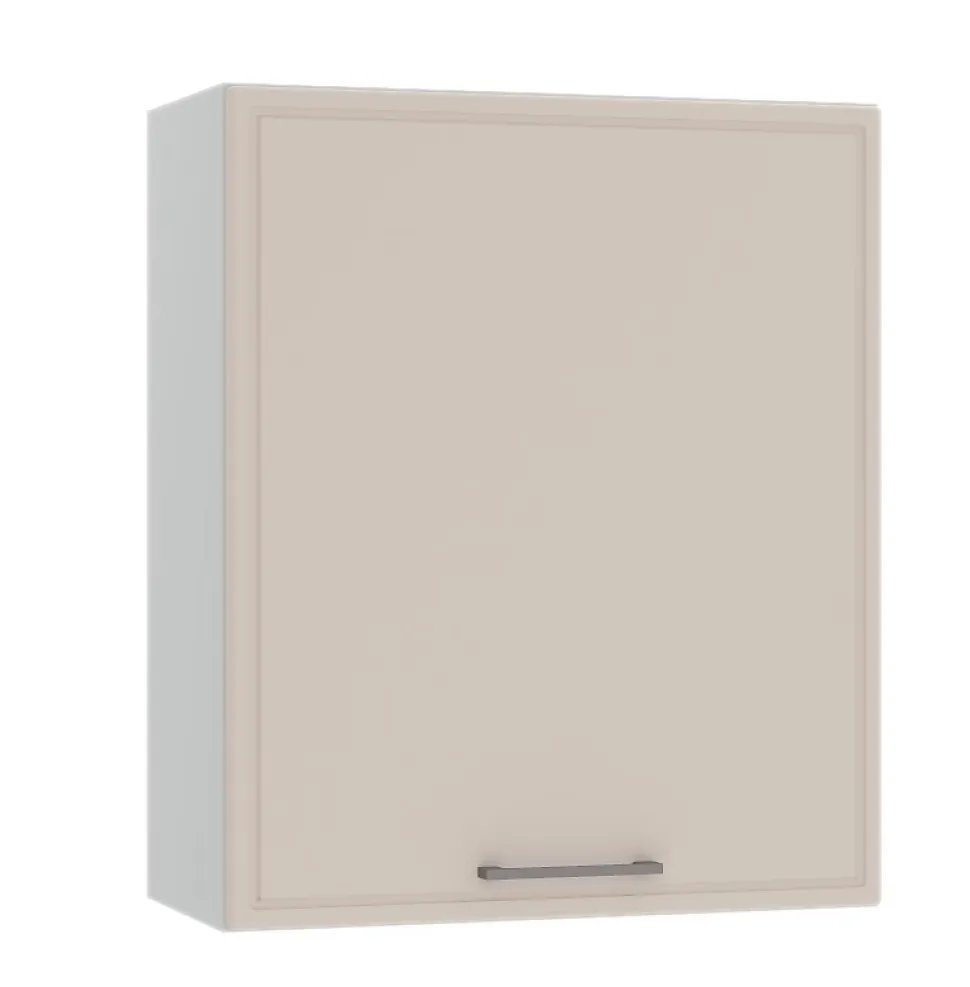 Cuisine complète Bora 8 éléments couleur beige mat avec plan de travail inclus - Longueur 180/240 cm