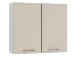 Cuisine complète Bora 8 éléments couleur beige mat avec plan de travail inclus - Longueur 180/240 cm