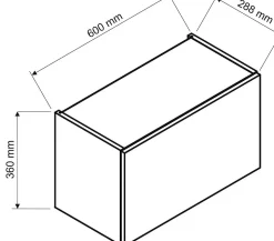 Cuisine complète ISYA 6 éléments couleur Noir/Chêne Artisan - Longueur 200/200 cm
