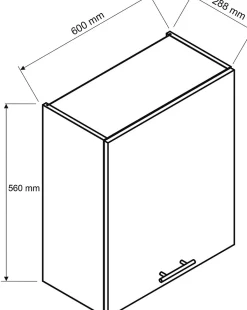 Cuisine complète MILA 8 éléments couleur chêne Artisan avec plan de travail inclus - Longueur 240 cm