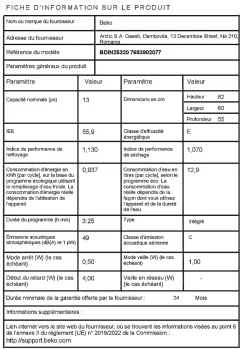 Cuisine complète montée All in Mimosa blanc L. 255 cm avec électroménager