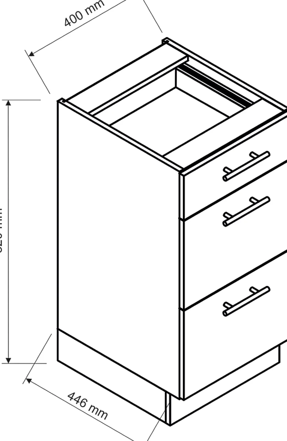 Cuisine complète Vera 8 éléments blanc brillant L 240 cm sans plan de travail
