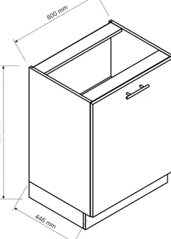 Cuisine complète Vera 8 éléments blanc brillant L 240 cm sans plan de travail