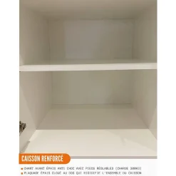 Cuisineandcie - Cuisine complète ECO Gris Brillant 240 cm