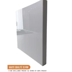 Cuisineandcie - Meuble bas de cuisine Eco Blanc Brillant 2 portes L 60 cm