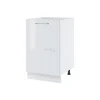 Cuisineandcie - Meuble bas de cuisine Bellissi Blanc Brillant 1 porte L 50 cm