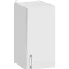 Cuisineandcie - Meuble haut de cuisine Eco Blanc 1 porte L 30 cm