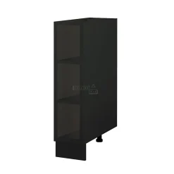 Cuisineandcie - Range bouteille Lovia Noir Mat L 20 cm