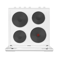 Cuisinière éléctrique 4 plaques et four de 48L Bomann EH 561 blanc