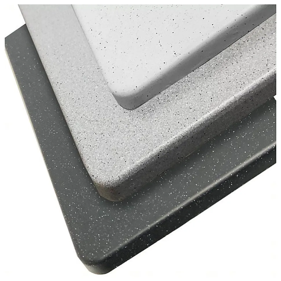 Cuve RESIROC - évier 1 bac sans égouttoir - 76 x 50 cm - Noire