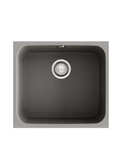 Cuve sous plan POALGI, GANDIA 194, Granit, Gris Ash, 54 cm, 1 bac