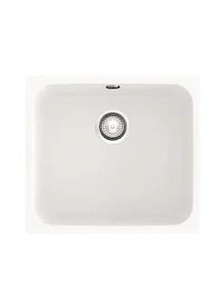 Cuve sous plan POALGI, GANDIA 194, Granit, Blanc Snow, 54 cm, 1 bac