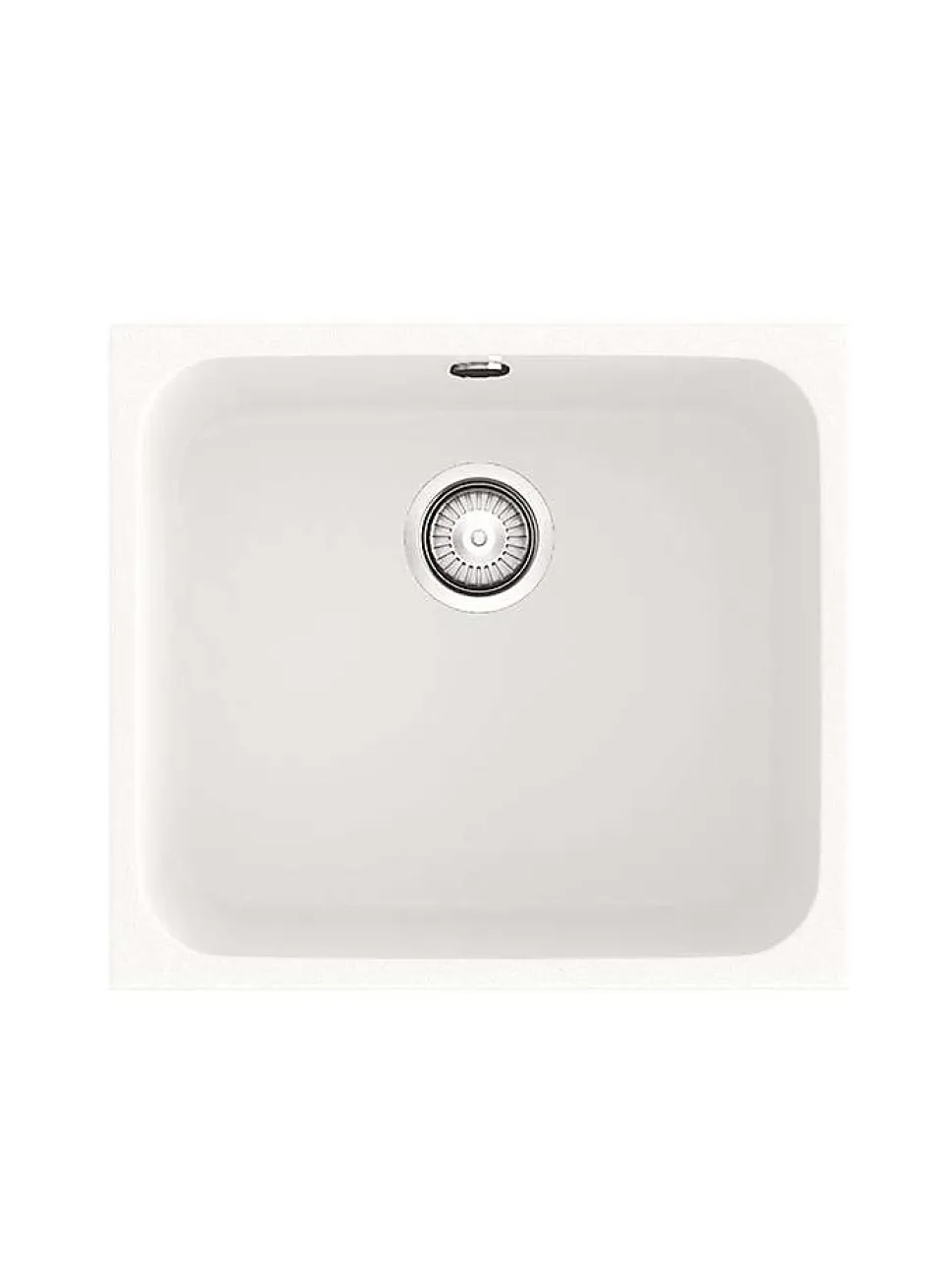 Cuve sous plan POALGI, GANDIA 194, Granit, Blanc Snow, 54 cm, 1 bac