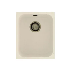 Cuve sous plan POALGI, GANDIA 192, Granit, Beige Pumice, 38 cm, 1 bac bonde or