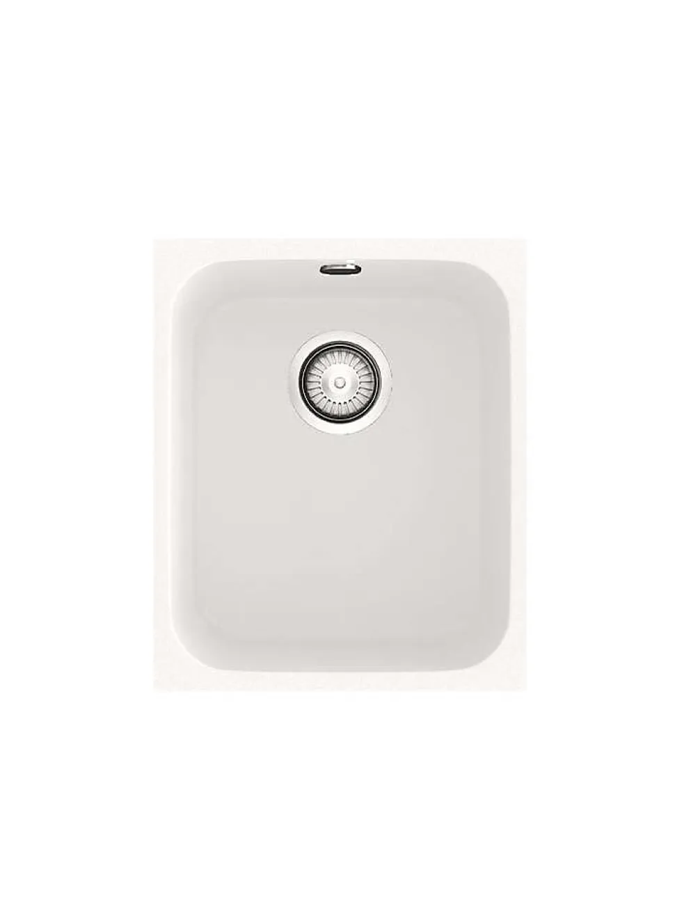 Cuve sous plan POALGI, GANDIA 192, Granit, Blanc Snow, 38 cm, 1 bac