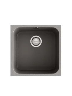 Cuve sous plan POALGI, GANDIA 193, Granit, Gris Ash, 44 cm, 1 bac