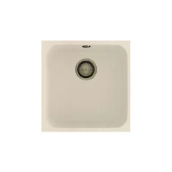 Cuve sous plan POALGI, GANDIA 193, Granit, Beige Pumice, 44 cm, 1 bac bonde or