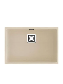 Cuve sous plan POALGI, ZIE 182, Granit, Beige Pumice, 65 cm, 1 bac
