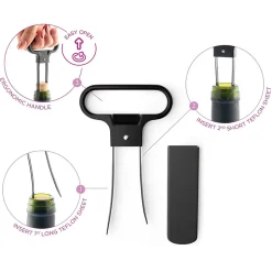 Décapsuleur 2 broches Noir Noir - Pop par Koala