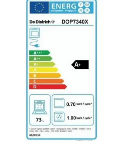 DE DIETRICH - four pyrolyse multifonction DOP7340X