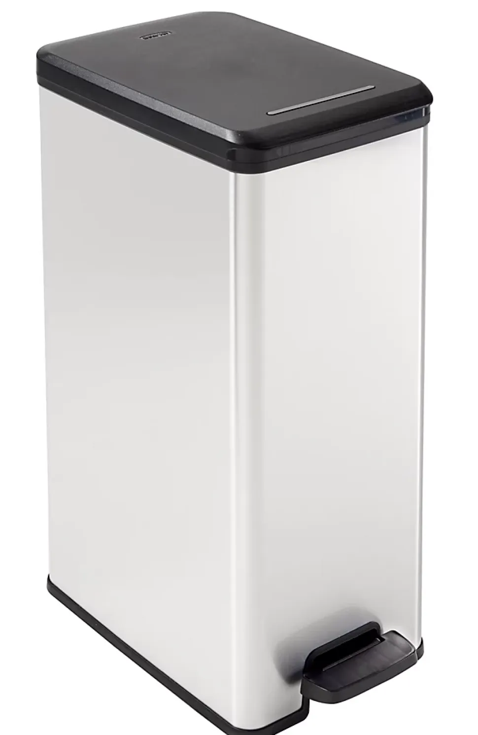 DECO SLIM BIN Poubelle rectangulaire à pédale 25L - Veba