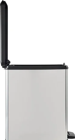 DECO SLIM BIN Poubelle rectangulaire à pédale 25L - Veba