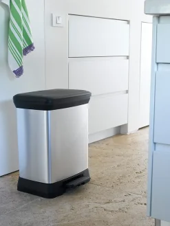 DECOBIN Poubelle à pédale 30L - Veba
