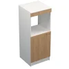 Demi-colonne pour four Primalight 1 porte L. 60 cm chêne
