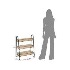 Desserte de Cuisine 3 Niveaux 