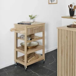 Desserte de cuisine en bois Klaus