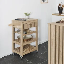 Desserte de cuisine en bois Klaus