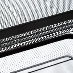 Desserte de cuisine rectangulaire à 3 niveaux en métal noir ,5Five