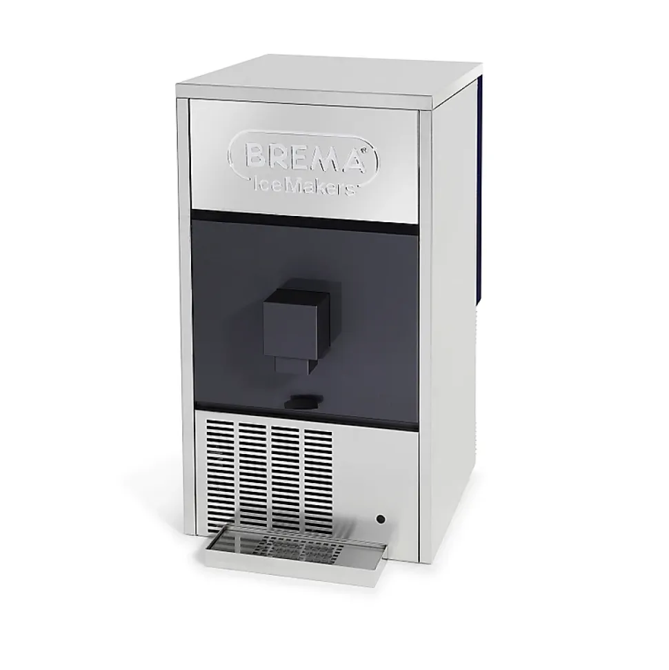 Distributeur Automatique de Glaçons Production 44 kg/24h Réserve-Bac 12kg - BREMA - l50- L0.1- P63- h92-