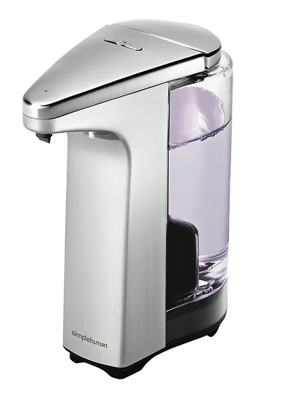 Distributeur de savon à capteur effet brossé Simplehuman