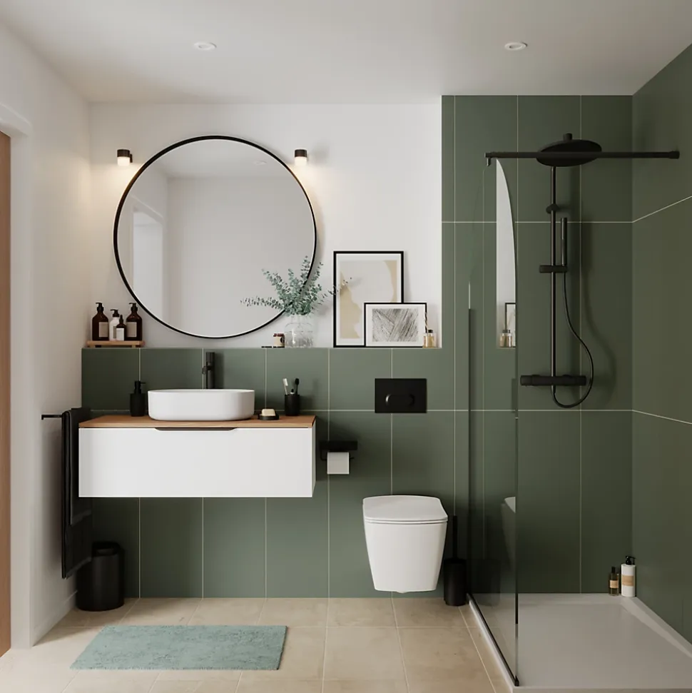 Distributeur de savon 200 ml, noir, GoodHome Kina