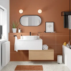 Distributeur de savon Aetna blanc et noir GoodHome